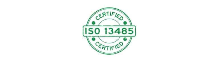 Zertifiert-Stempel ISO 13485