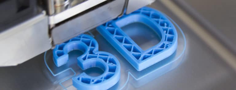 3D gedruckter Schriftzug