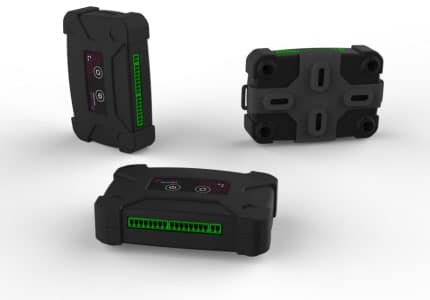 drei schwarze Gehäuse mit Tasten