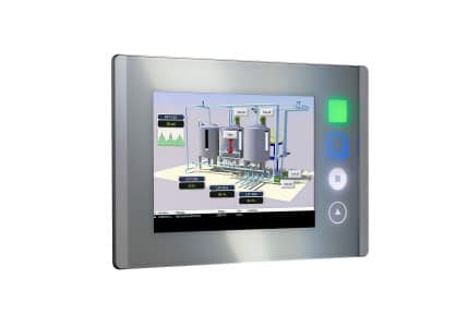 Touchpanel mit beleuchteten Tasten