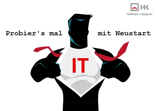 Superheld reißt sein Hemd auf